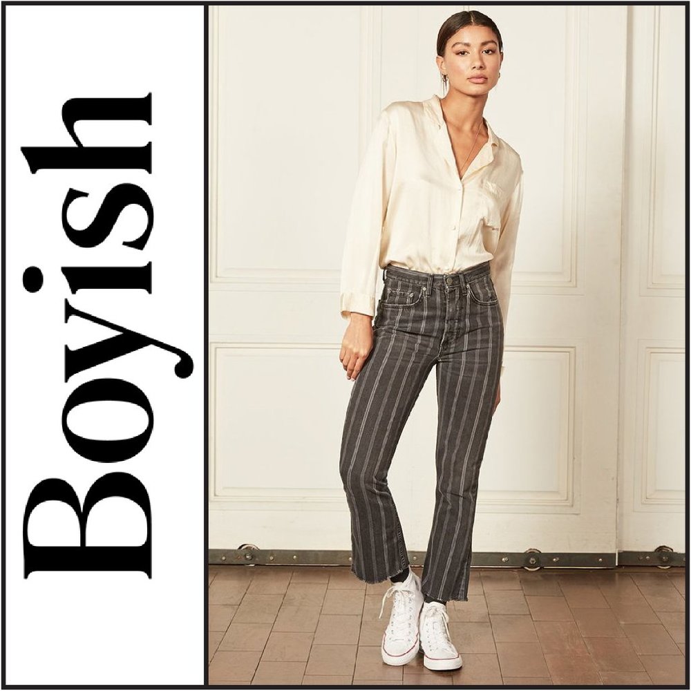 ( Boyish ) "Darcy" Rigid Crop Jeans